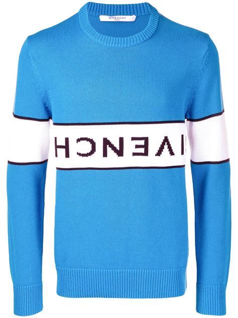 blue givenchy sweater|givenchy sweater clearance men.